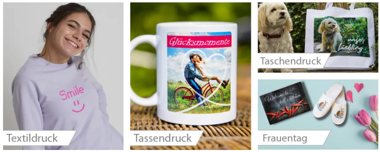 DruckDichDrauf: Individuelle Textilien und Fotogeschenke gestalten