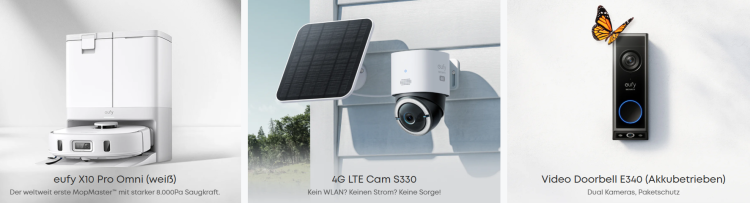 eufy: Ihr Partner für intelligente Sicherheitslösungen und Haushaltsgeräte