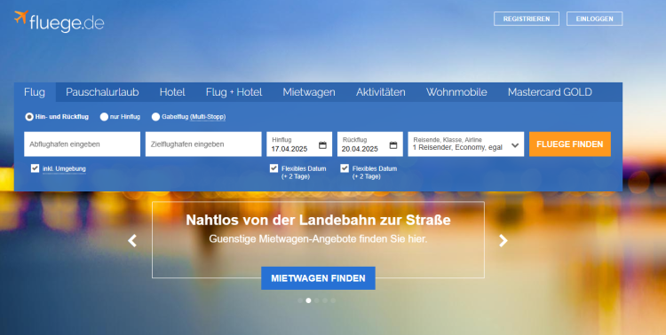 Fluege.de – Die besten Flugangebote für deine Reisen