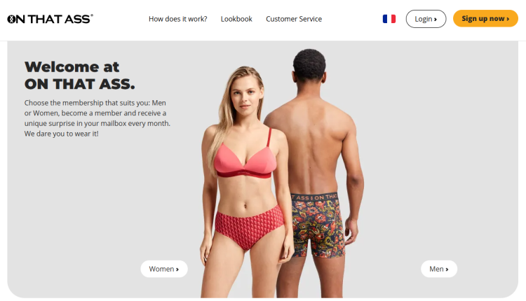 ON THAT ASS – Unterwäsche mit Stil, Komfort & Abo-Vorteil