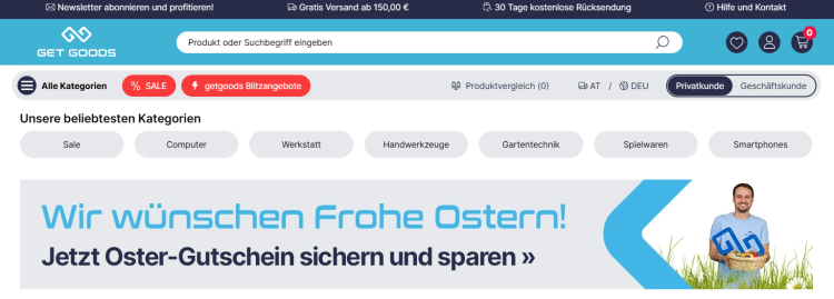 getgoods – Technik, Haushalt & mehr zu Top-Preisen