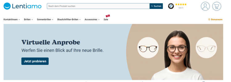 Lentiamo – Dein Experte für Kontaktlinsen, Brillen & Pflegemittel