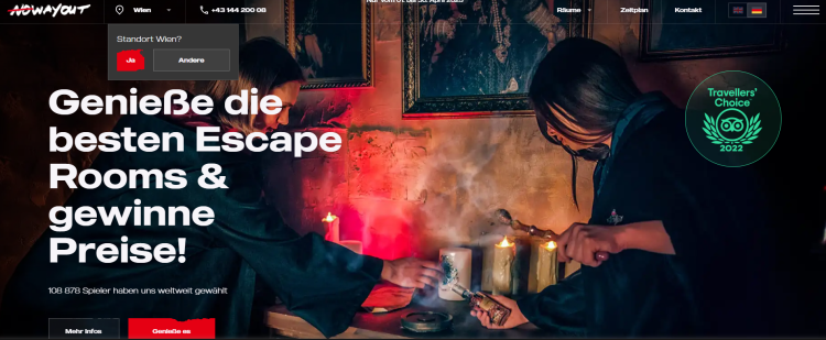 NoWayOut – Das ultimative Escape Room Erlebnis in Wien