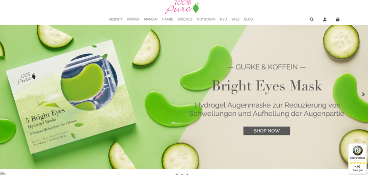 100% PURE – Natürliche Kosmetik, die deine Haut lieben wird
