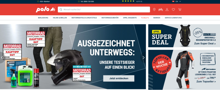 Entdecken Sie die Welt von Polo Motorrad auf Polo Motorrad