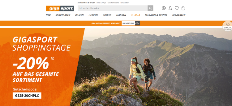Holen Sie sich Ihre Sportschuhe und Ausrüstung bei Gigasport: Die Top-Wahl für Sportbegeisterte in der Schweiz