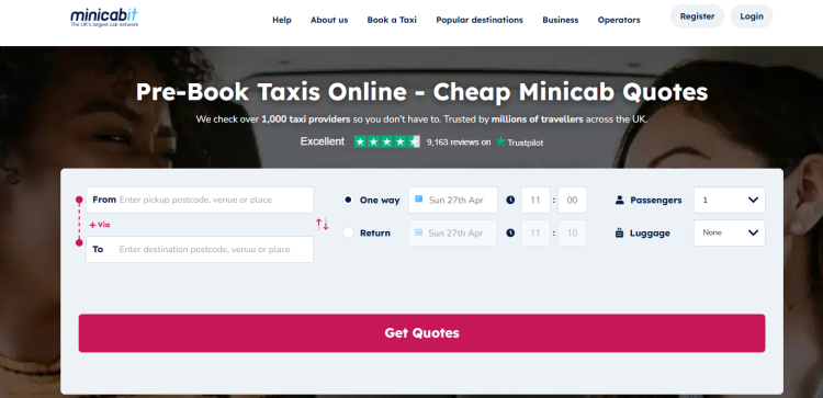 Planen Sie Ihre Reisen mühelos mit Minicabit – Die stressfreie Taxi- und Minibus-Buchung