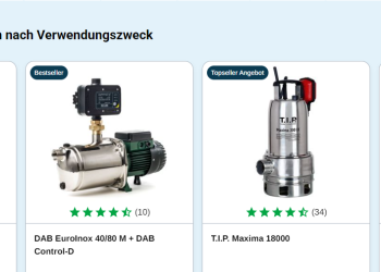 Zuverlässigkeit und Qualität bei wasserpumpe.de