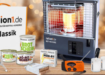 Ration1: Hochwertige Mahlzeiten für unterwegs und Notfälle