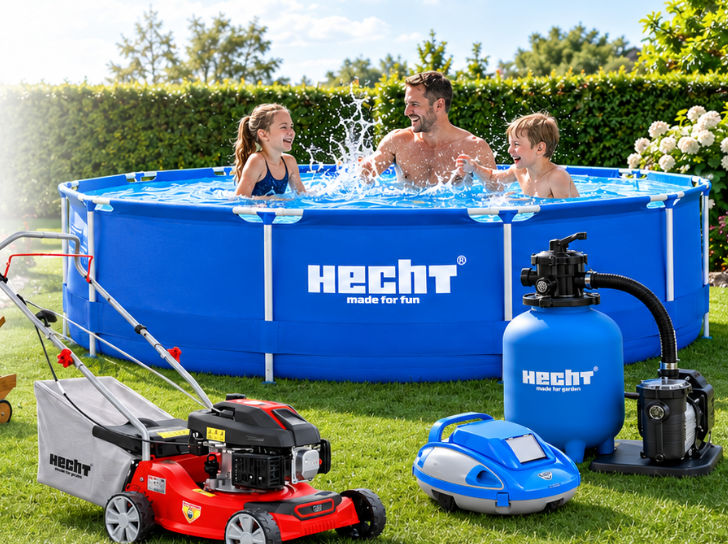 Gartenpflege und Technik für jeden Bedarf mit Hecht-Garten